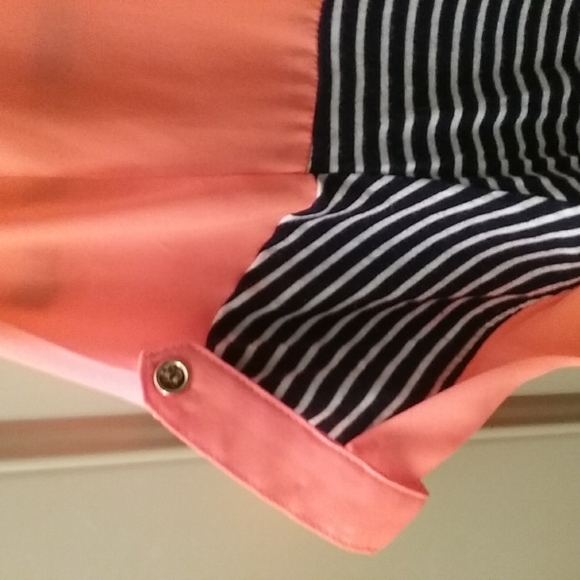 It Girl Neon Striped short sleeve Top - Picture 3 of 4
